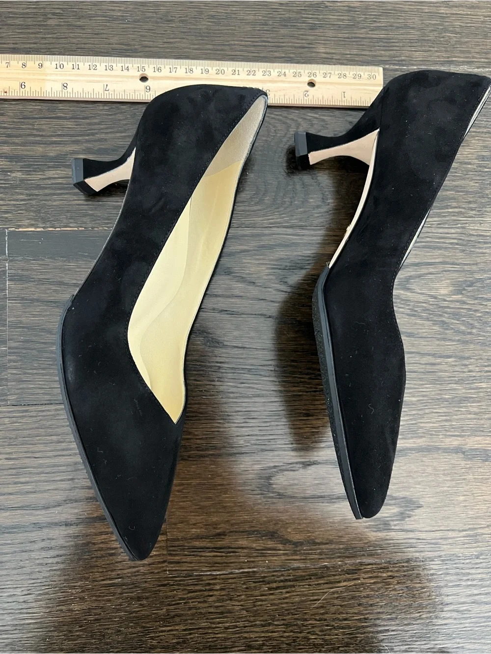 [Never Worn] Sarah Flint Perfect Kitten Pump 50 in Black Suede Sz US 7 (IT37)